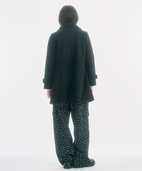 セール】2way round collar middle coat / 2WAYラウンドカラーPコート