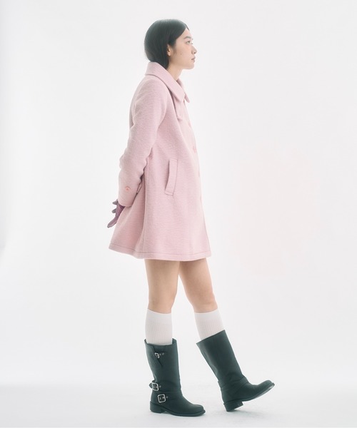 FEKETE（フェケテ）の「2way round collar middle coat / 2WAYラウンド