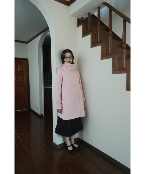 FEKETE（フェケテ）の「2way round collar middle coat / 2WAYラウンド
