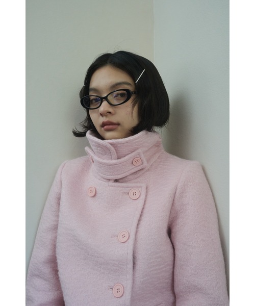 セール】2way round collar middle coat / 2WAYラウンドカラーPコート