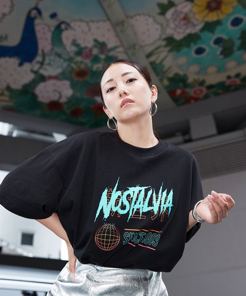 NOSTALVIA(ノスタルヴィア)の「NOSTALVIA ノスタルヴィア THE SHINSEKAI / ザ ・ シンセカイ Tシャツ(Tシャツ/カットソー・メンズ・ブラック/ホワイト・SMALL/MEDIUM/LARGE/X-LARGE/XX-LARGE)」の1枚目の写真