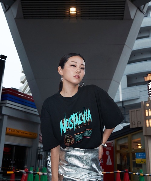 NOSTALVIA(ノスタルヴィア)の「NOSTALVIA ノスタルヴィア THE SHINSEKAI / ザ ・ シンセカイ Tシャツ(Tシャツ/カットソー・メンズ・ブラック/ホワイト・SMALL/MEDIUM/LARGE/X-LARGE/XX-LARGE)」の8枚目の写真