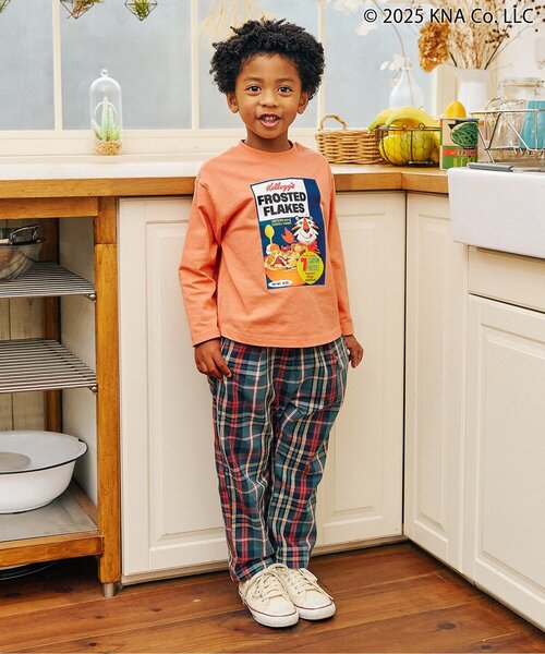 F.O.KIDS(エフオーキッズ)の「【ケロッグ】長袖Tシャツ(Tシャツ/カットソー・キッズ・グリーン/キナリ/パープル/オレンジ・90/100/160/110/120/80/130/140/150)」の7枚目の写真