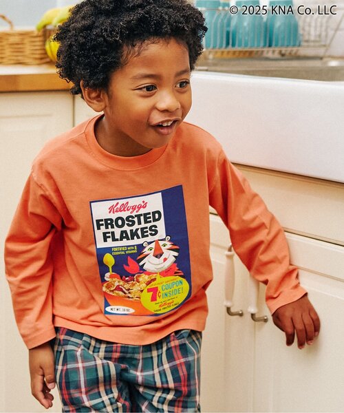 F.O.KIDS(エフオーキッズ)の「【ケロッグ】長袖Tシャツ(Tシャツ/カットソー・キッズ・グリーン/キナリ/パープル/オレンジ・90/100/160/110/120/80/130/140/150)」の9枚目の写真