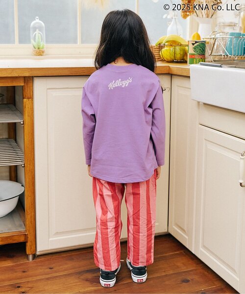 F.O.KIDS(エフオーキッズ)の「【ケロッグ】長袖Tシャツ(Tシャツ/カットソー・キッズ・グリーン/キナリ/パープル/オレンジ・90/100/160/110/120/80/130/140/150)」の14枚目の写真