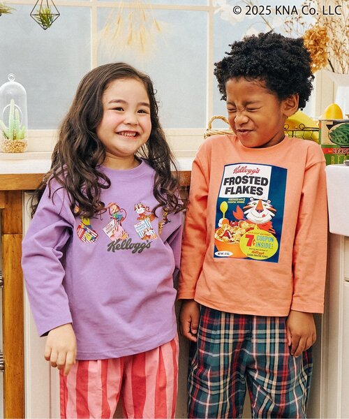 F.O.KIDS(エフオーキッズ)の「【ケロッグ】長袖Tシャツ(Tシャツ/カットソー・キッズ・グリーン/キナリ/パープル/オレンジ・90/100/160/110/120/80/130/140/150)」の16枚目の写真