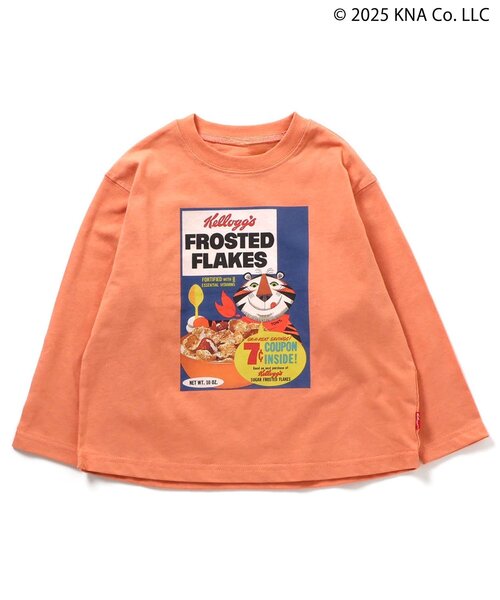 F.O.KIDS(エフオーキッズ)の「【ケロッグ】長袖Tシャツ(Tシャツ/カットソー・キッズ・グリーン/キナリ/パープル/オレンジ・90/100/160/110/120/80/130/140/150)」の5枚目の写真