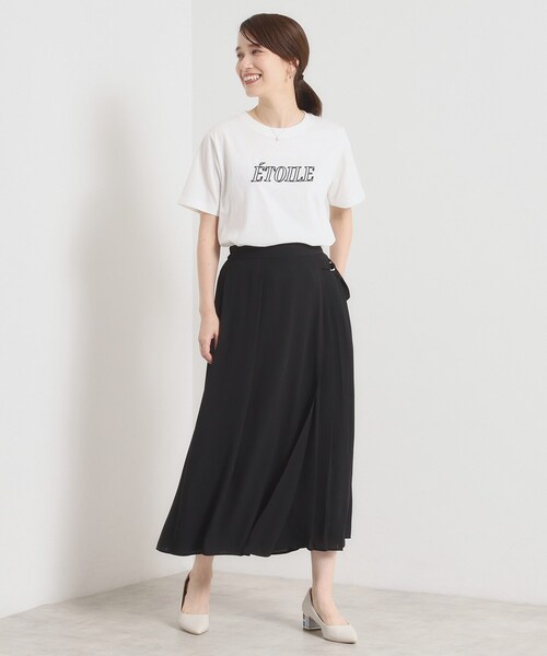 ITS'DEMO(イッツデモ)の「【手洗い可/ウエストゴム】サイドプリーツパンツ(その他パンツ・レディース・ブラック/ダークブラウン/ベージュ・00)」の21枚目の写真