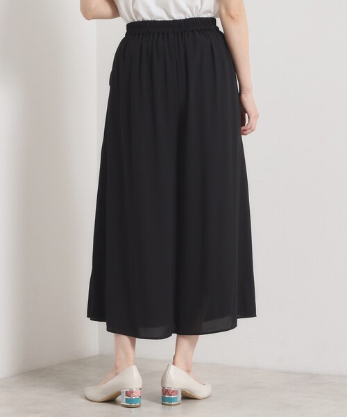 ITS'DEMO(イッツデモ)の「【手洗い可/ウエストゴム】サイドプリーツパンツ(その他パンツ・レディース・ブラック/ダークブラウン/ベージュ・00)」の13枚目の写真