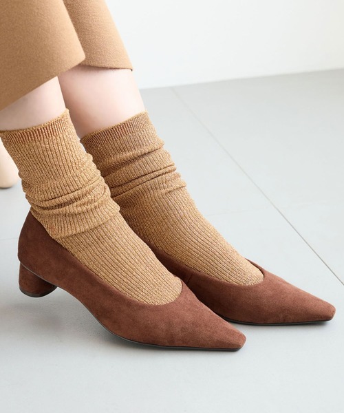 BARNYARDSTORM（バンヤードストーム）の「BARNYARDSTORM / BYSキラキララメソックス（ソックス/靴下・レディース・グレー/キャメル/ベージュ・FREE）」の3枚目の写真