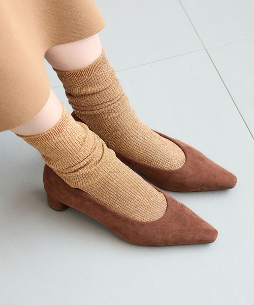 BARNYARDSTORM（バンヤードストーム）の「BARNYARDSTORM / BYSキラキララメソックス（ソックス/靴下・レディース・グレー/キャメル/ベージュ・FREE）」の7枚目の写真