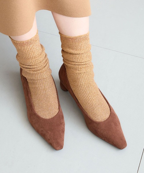 BARNYARDSTORM（バンヤードストーム）の「BARNYARDSTORM / BYSキラキララメソックス（ソックス/靴下・レディース・グレー/キャメル/ベージュ・FREE）」の8枚目の写真