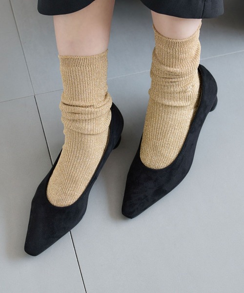 BARNYARDSTORM（バンヤードストーム）の「BARNYARDSTORM / BYSキラキララメソックス（ソックス/靴下・レディース・グレー/キャメル/ベージュ・FREE）」の10枚目の写真