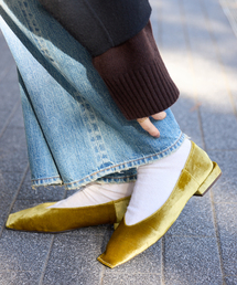 スクエアスタッズバブーシュ