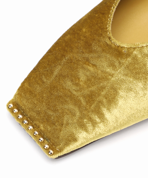 LE TALON（ルタロン）の「スクエアスタッズバブーシュ（その他シューズ・レディース・ブラウン/マスタード/ブラック系その他・24cm/23.5cm/23cm/22.5cm/22cm/25.5cm/25cm/24.5cm）」の6枚目の写真