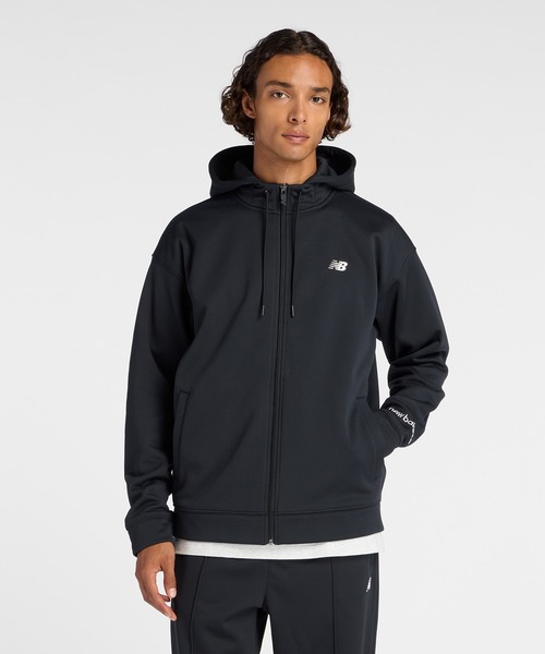 セール】ダブルニットフーディ 裏起毛（パーカー）｜New Balance