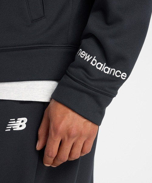 NEW BALANCE（ニューバランス）の「ダブルニットフーディ 裏起毛（パーカー・メンズ・ブラック/ブラウン系その他/ネイビー・SMALL/MEDIUM/LARGE/X-LARGE/XX-LARGE）」の16枚目の写真
