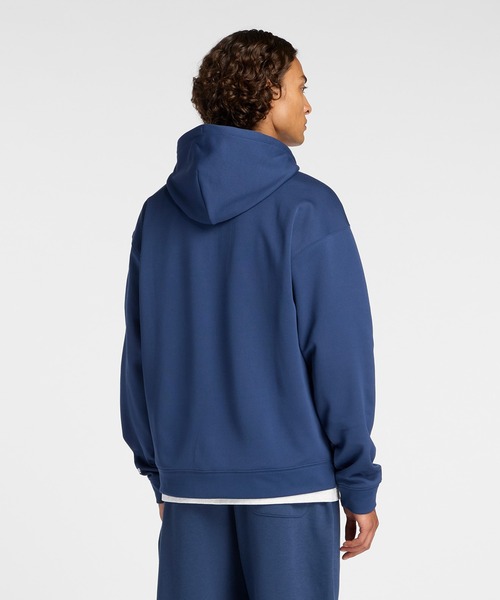 NEW BALANCE（ニューバランス）の「ダブルニットフーディ 裏起毛（パーカー・メンズ・ブラック/ブラウン系その他/ネイビー・SMALL/MEDIUM/LARGE/X-LARGE/XX-LARGE）」の10枚目の写真