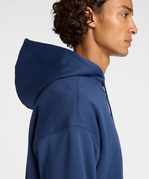 NEW BALANCE（ニューバランス）の「ダブルニットフーディ 裏起毛（パーカー・メンズ・ブラック/ブラウン系その他/ネイビー・SMALL/MEDIUM/LARGE/X-LARGE/XX-LARGE）」の6枚目の写真