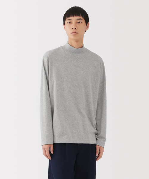 紳士 起毛ハイネック長袖Tシャツ（Tシャツ/カットソー）｜無印良品