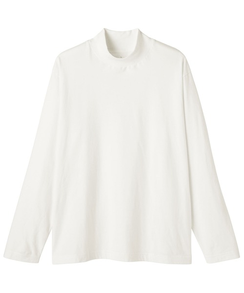 無印良品(ムジルシリョウヒン)の「紳士 起毛ハイネック長袖Tシャツ(Tシャツ/カットソー・メンズ・ブラック/グレー/チャコールグレー/ネイビー/バーガンディー/ホワイト・S/M/L/XL/XS/XXL)」の9枚目の写真