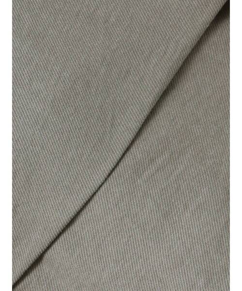 CALNAMUR（カルナムール）の「ギャザリングシャツミニワンピース（シャツワンピース・レディース・チャコールグレー/ベージュ/ブルー・FREE）」の10枚目の写真