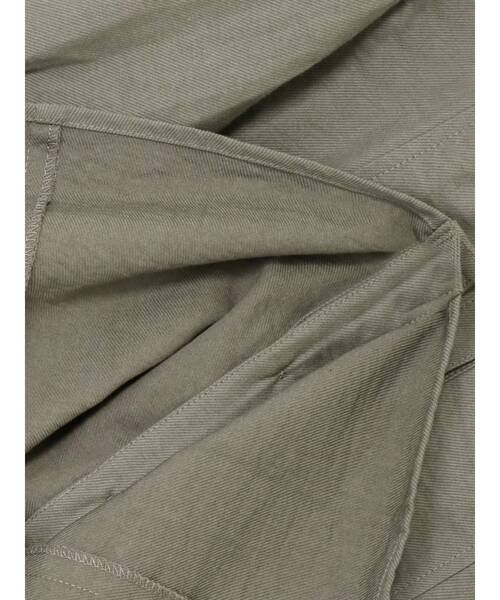 CALNAMUR（カルナムール）の「ギャザリングシャツミニワンピース（シャツワンピース・レディース・チャコールグレー/ベージュ/ブルー・FREE）」の11枚目の写真