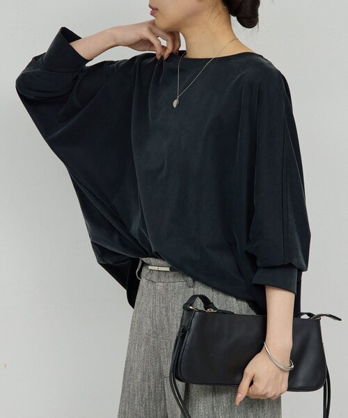 未使用 GALLARDAGALANTE キュプラジャージードルマンプルオーバー セットアップ対応】キュプラジャージードルマンプルオーバー（Tシャツ