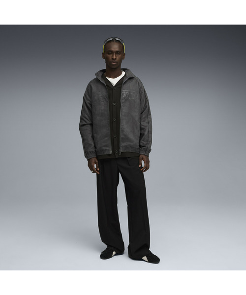 PUMA（プーマ）の「PUMA プーマ メンズ ワードローブ ESS リラックスド ジャガード カーディガ（スウェット・メンズ・ブラック/ダークグリーン・MEDIUM/LARGE/X-LARGE/XX-LARGE/SMALL）」の4枚目の写真