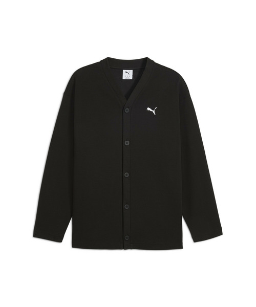 PUMA（プーマ）の「PUMA プーマ メンズ ワードローブ ESS リラックスド ジャガード カーディガ（スウェット・メンズ・ブラック/ダークグリーン・MEDIUM/LARGE/X-LARGE/XX-LARGE/SMALL）」の5枚目の写真