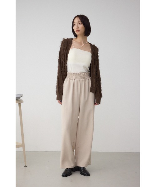 AZUL by moussy(アズールバイマウジー)の「ランダムフリンジニットカーディガン(カーディガン/ボレロ・レディース・ブラック/ブラウン/グレイッシュベージュ・FREE)」の18枚目の写真