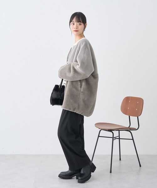 ORiental TRaffic(オリエンタルトラフィック)の「ORiental TRaffic サイドジップブーツ(ブーツ・レディース・ブラウン/ブラック・S/M/L/LL)」の14枚目の写真