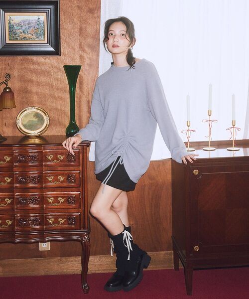 ORiental TRaffic(オリエンタルトラフィック)の「ORiental TRaffic サイドジップブーツ(ブーツ・レディース・ブラウン/ブラック・S/M/L/LL)」の18枚目の写真