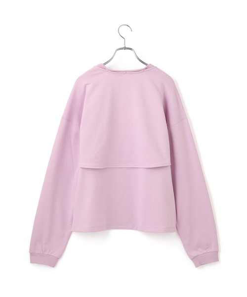 セール】カスタマイズスリーブミニ裏毛トップス（Tシャツ/カットソー