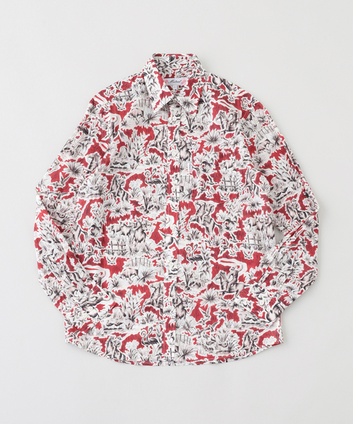 417 EDIFICE(フォーワンセブンエディフィス)の「CHEMISE TRADITION LA GAZE SATIN PREMIUM(シャツ/ブラウス・メンズ・レッド・LARGE)」の8枚目の写真