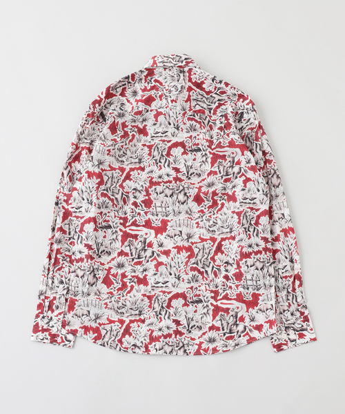 417 EDIFICE(フォーワンセブンエディフィス)の「CHEMISE TRADITION LA GAZE SATIN PREMIUM(シャツ/ブラウス・メンズ・レッド・LARGE)」の9枚目の写真