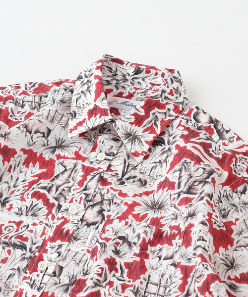 417 EDIFICE(フォーワンセブンエディフィス)の「CHEMISE TRADITION LA GAZE SATIN PREMIUM(シャツ/ブラウス・メンズ・レッド・LARGE)」の10枚目の写真