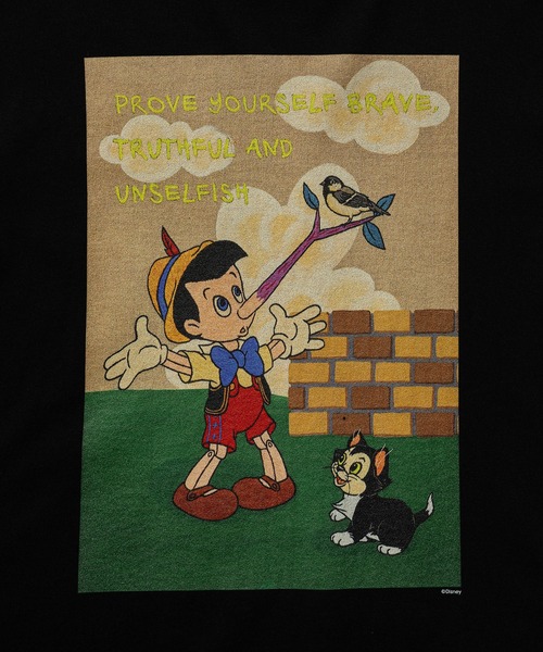Disney(ディズニー)の「Pinocchio / T-shirt Designed by Koichiro Takagi(Tシャツ/カットソー・メンズ・ブラック/ホワイト・XX-LARGE/X-LARGE/LARGE/MEDIUM)」の10枚目の写真