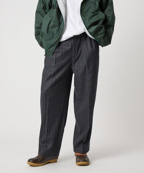 【新品未使用】Steven Alanニドム ツープリーツ ドレス トラウザーズ STEVEN ALAN スラックス 「Steven Alan」 13.5oz デニム イン