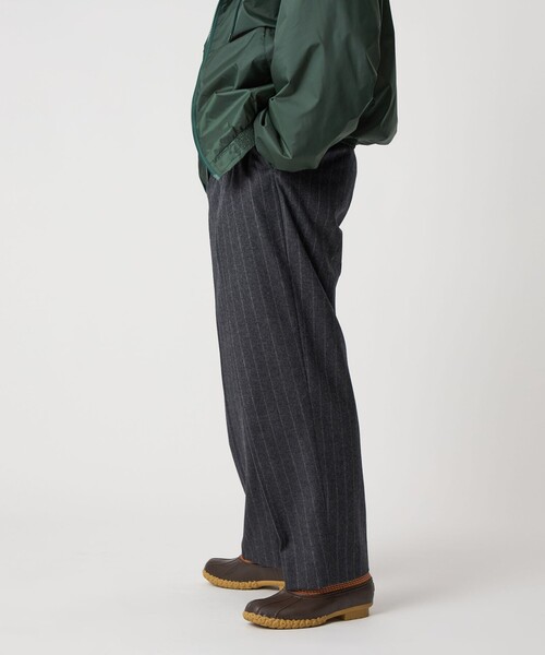 新品 steven alan ウール イン ツープリーツ ドレス　ワイド　パンツ steven alan(UNITED ARROWS) ワイドパンツ ウール S Steven Alan