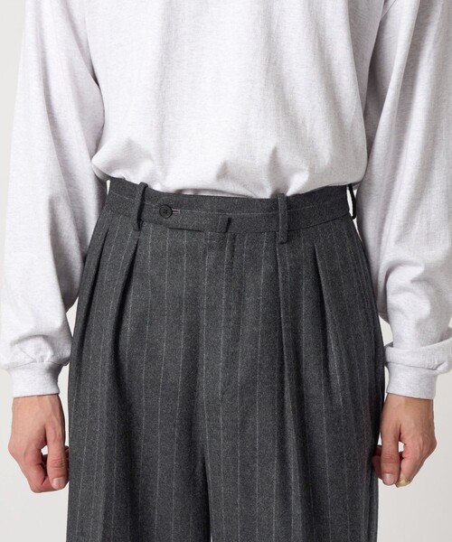 Steven Alan（スティーブンアラン）の「＜Steven Alan＞ ウール フラノ インツープリーツ ドレス トラウザーズ（スラックス・メンズ・その他1/その他2・L/M/S/XL）」の19枚目の写真