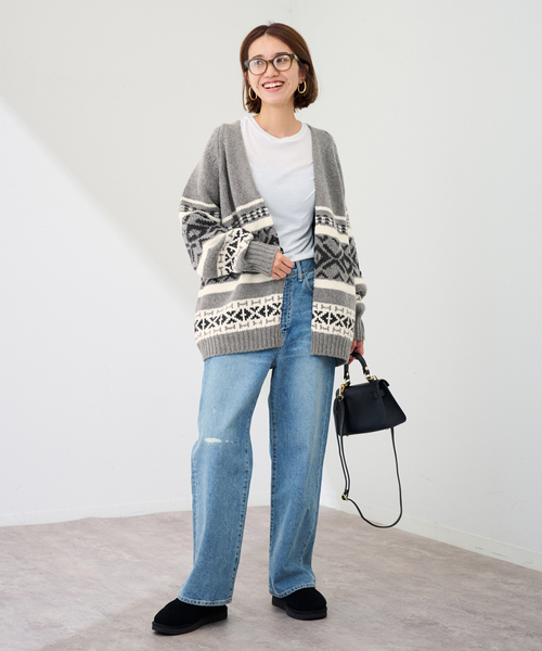 ジャガードカーディガン（カーディガン/ボレロ）｜FRAMeWORK（フレーム