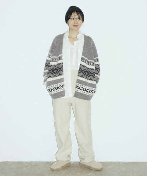 ジャガードカーディガン（カーディガン/ボレロ）｜FRAMeWORK