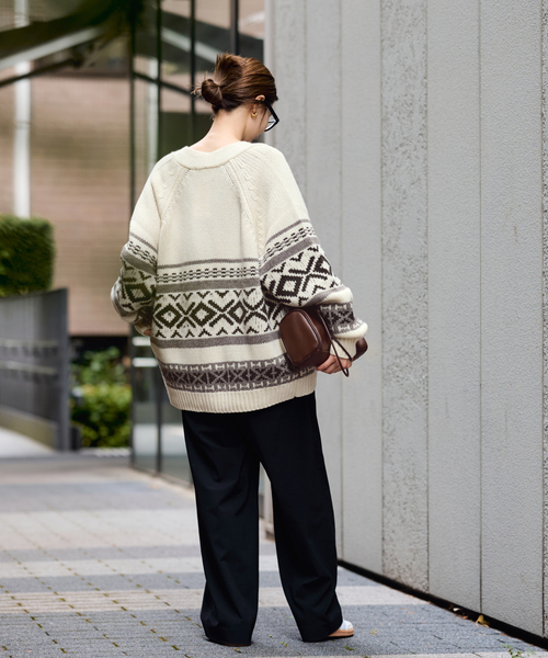 ジャガードカーディガン（カーディガン/ボレロ）｜FRAMeWORK（フレーム