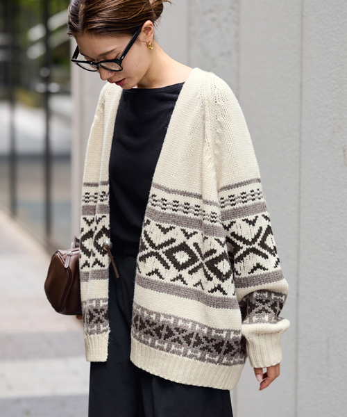 ジャガードカーディガン（カーディガン/ボレロ）｜FRAMeWORK（フレーム