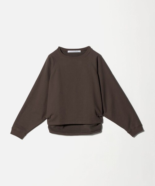 Steven Alan（スティーブンアラン）の「＜COGTHEBIGSMOKE＞KAYA TUCK TOP/スウェット（スウェット・レディース・ベージュ/ダークブラウン/ブラック・FREE）」の2枚目の写真