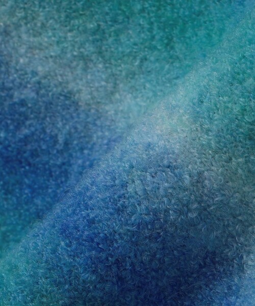 City Ambient Products（シティアンビエントプロダクツ）の「City Ambient Products: 〈手洗い可能〉グラデーション オンブレ ボーダー クルーネック ニット（ニット/セーター・メンズ・ブルー/ブラック/レッド・SMALL/MEDIUM/LARGE）」の14枚目の写真