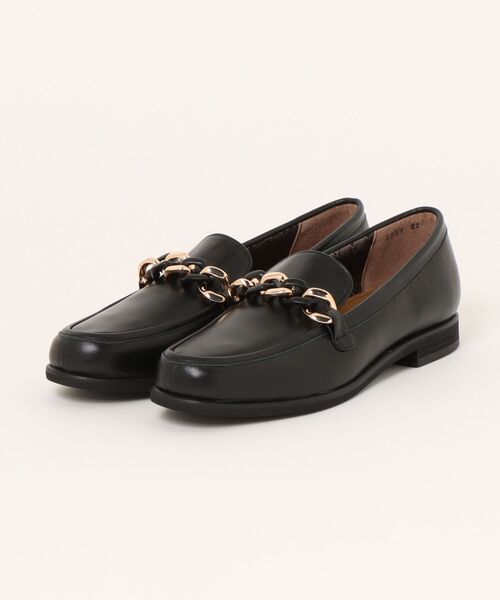 MACKINTOSH LONDON(マッキントッシュ ロンドン)の「チェーンモチーフローファー(ローファー・レディース・ブラック系その他/ブラック/ダークブラウン・24.5cm/24.0cm/23.5cm/23.0cm/22.5cm/22.0cm)」の2枚目の写真