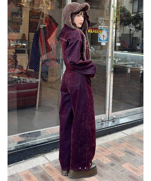 MURUA（ムルーア）の「フライトニットファーキャップ（キャップ・レディース・ブラウン・FREE）」の13枚目の写真