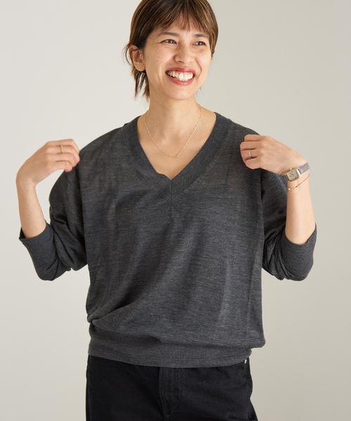 セール】Maison IENA Vプルオーバー（ニット/セーター）｜IENA（イエナ
